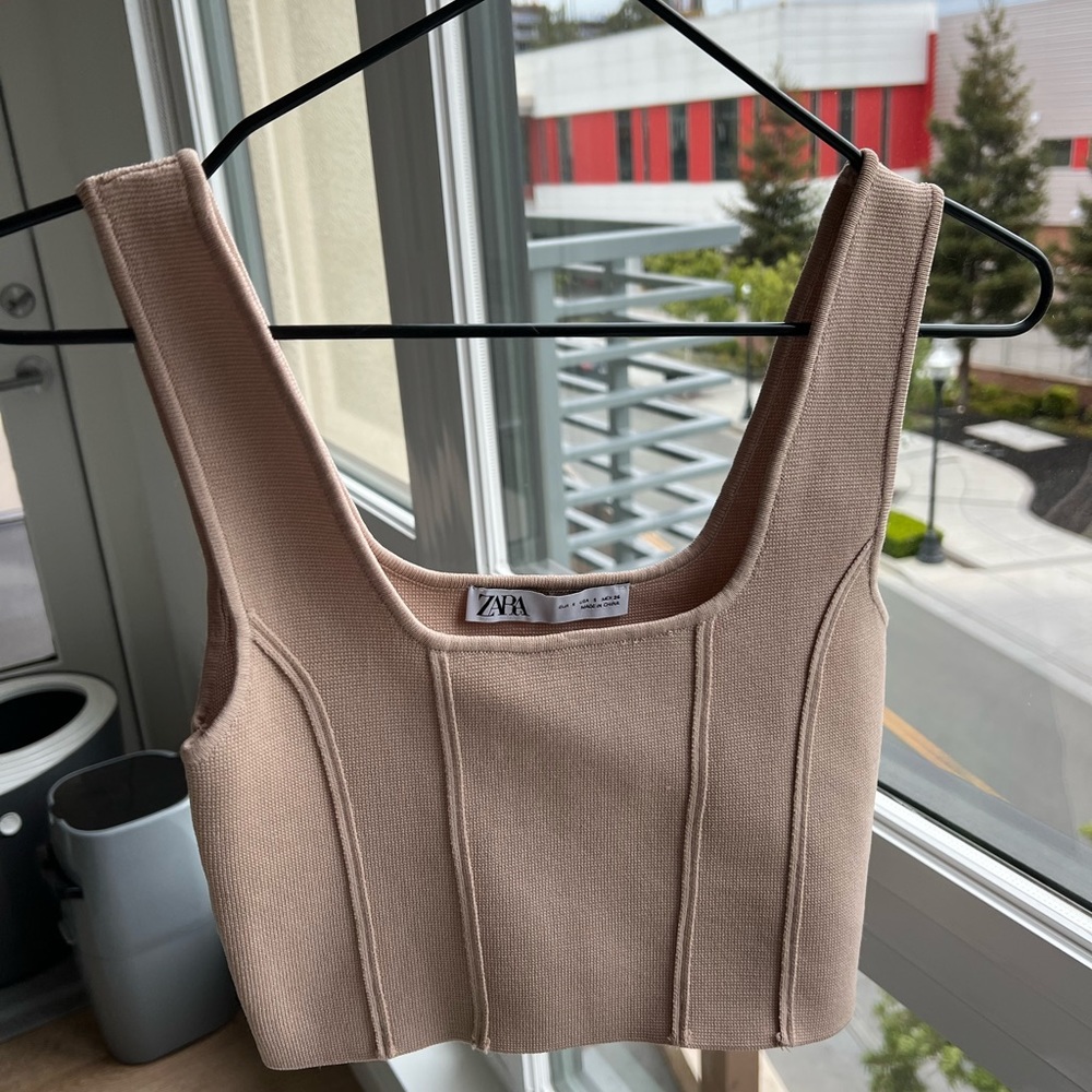 Zara Knit Crop Top